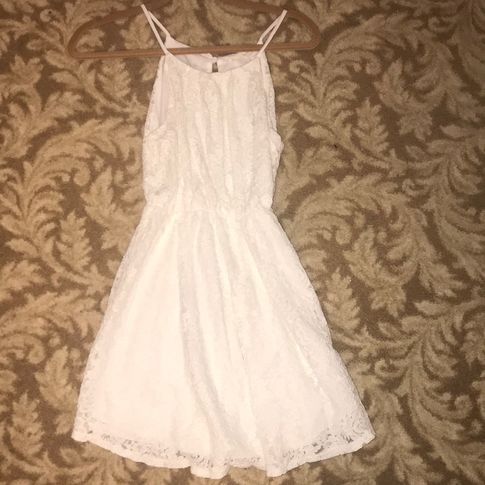 White lace dress